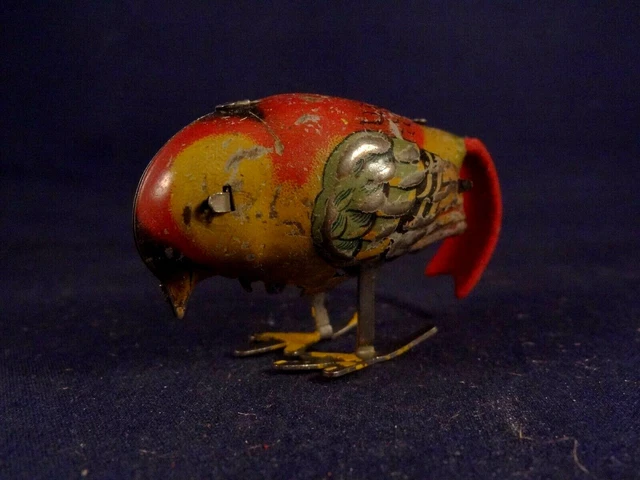 JOUET ANCIEN VINTAGE. Oiseau Coq. En Tole. Mecanique EUR 35,00 - FR