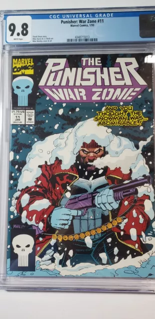 Punisher War Zone #11 CGC 9.8 MARVEL 1/93