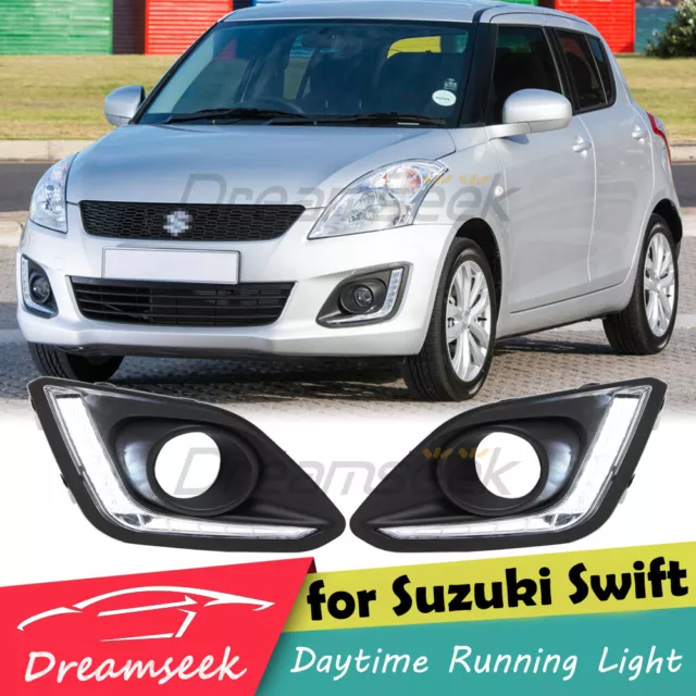 LED DRL Lumière Pour Suzuki Swift Dzire 2014 2015 2016 Diurne Feux Jour Lampe