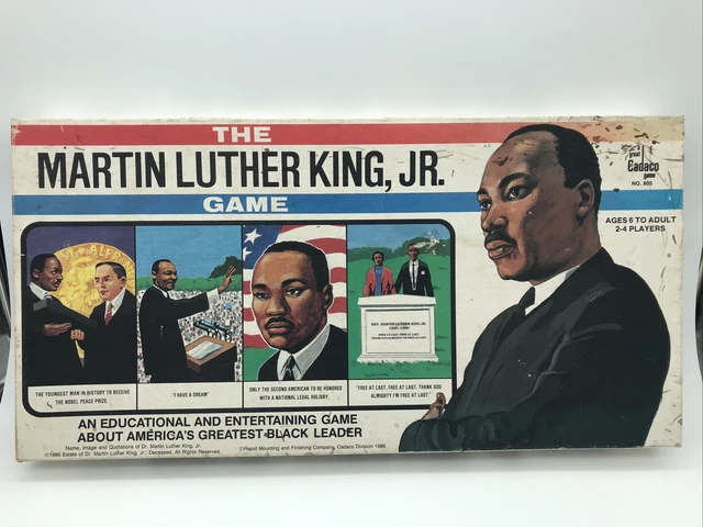 NEW SEALED THE MARTIN LUTHER KING JR BOARD GAME 1986 BY CADACO ~ Sealed