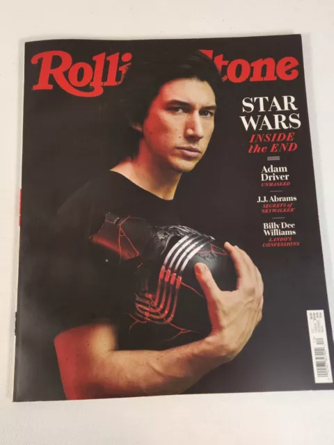 Rolling Stone Magazine December 2019 Adam Driver Star Wars Kylo Ren Issue 1334