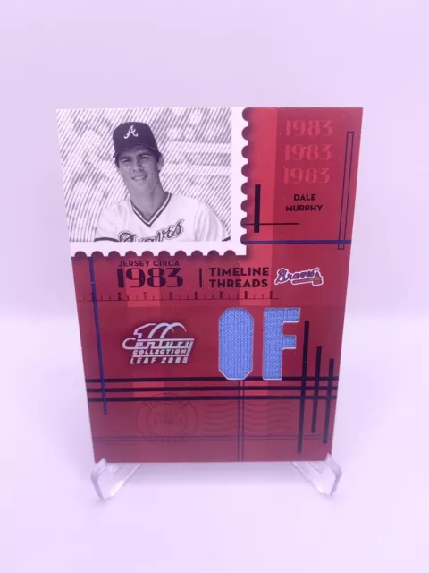 2005 Leaf Century Collection Timeline Threads Dale Murphy Jersey #TT-37 43/83 2005 Leaf Century Collection Timeline Threads Dale Murphy Jersey #TT-37 43/83