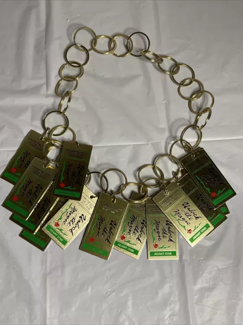 Evergreen High School Seattle Washington Key Chain Necklace 1996 Homecoming