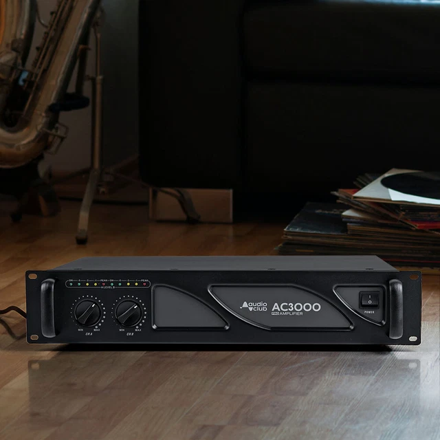 PA Verstärker Kompaktanlage Musik 3000 W DJ HiFi Party Sound Ventilatorkühlung