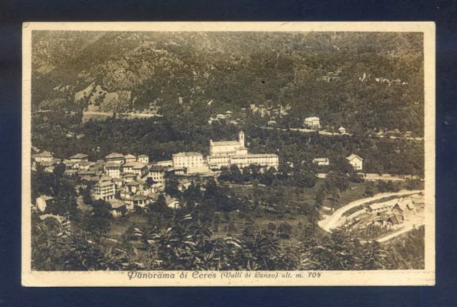 f269   CARTOLINA PANORAMA DI CERES ( valle di lanzo) 1925++++