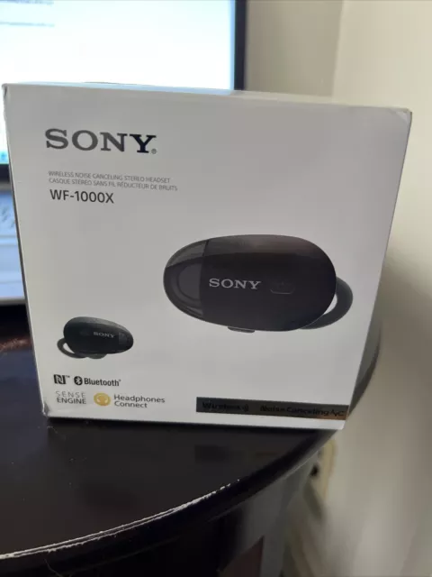 Sony WF-1000X Wireless Noise Canceling Headphones - Black