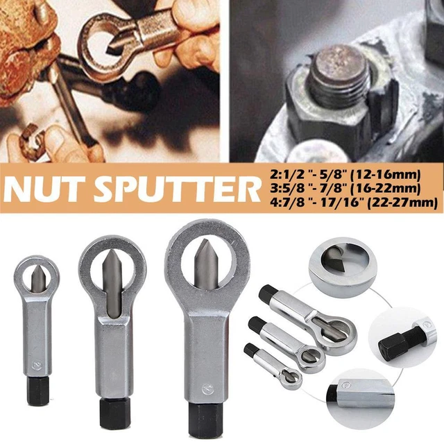 HEAVYDUTY NUTS SPLITTER Tools Set Nut Breaker Tool Durable Portable