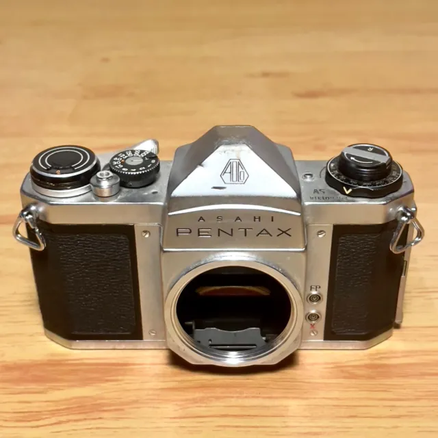 Asahi Pentax SV Body Silver  Film Camera - BARGAIN - Free Shipping - Read