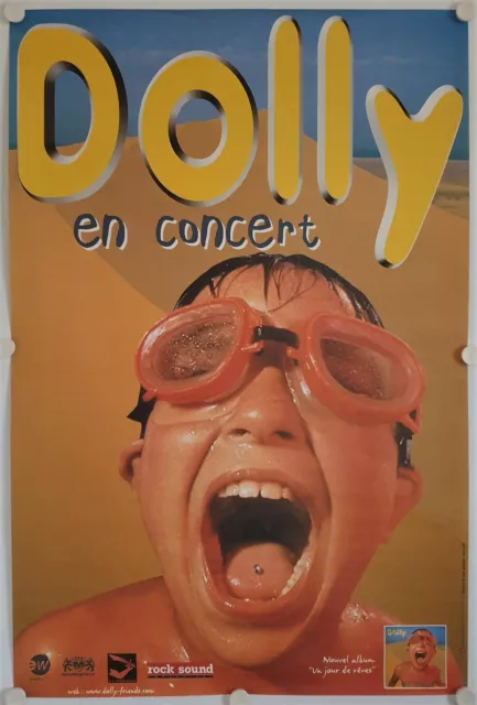 Affiche Concert Groupe Rock DOLLY 1999 - 78x117 cm