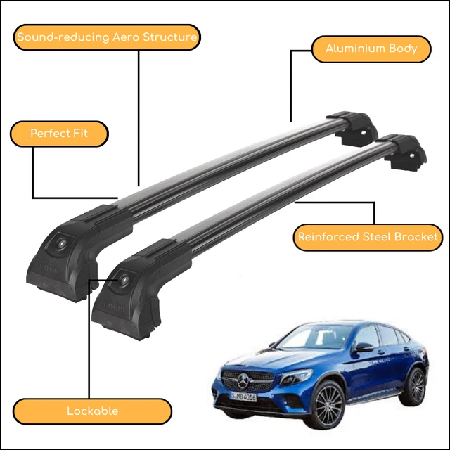 STRONG ROOF RACK Cross Bars for MercedesBenz GLC X253 C253 16 21