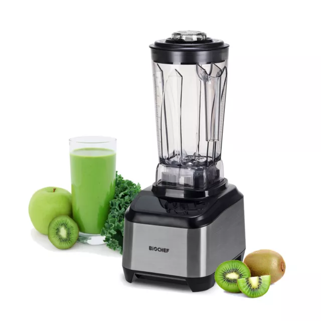 BioChef Atlas High Powered Best Blender- Smoothie- Quiet - Processor - Black 2