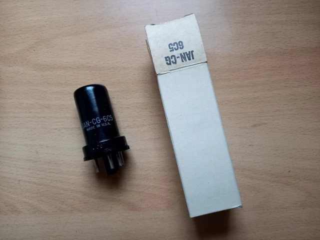 Miniatron 6J6WA (Double triode) TUBE LAMPE TSF NOS