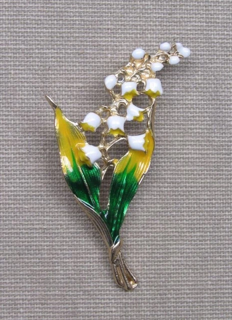 Broche Bijou Fleur Cristal Bleu Acier Doré – Élégante Et Chic, Idéale Pour Cadeau (Neuf Avec Étiquettes)