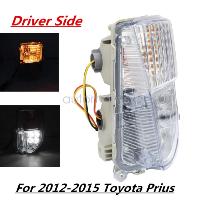 For 2015 Toyota	Prius One Hatchback 1.8L Fog Lamp LH Driver DRL LED Light
