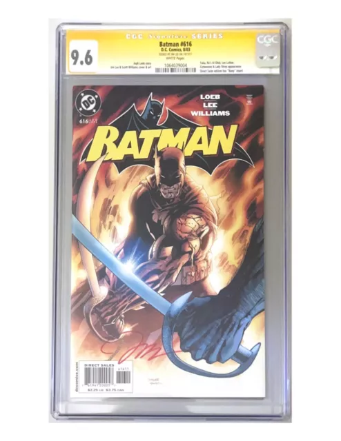 Batman #616 [Signed by Jim Lee - Direct Sales edition] CGC SS 9.6 1064039004