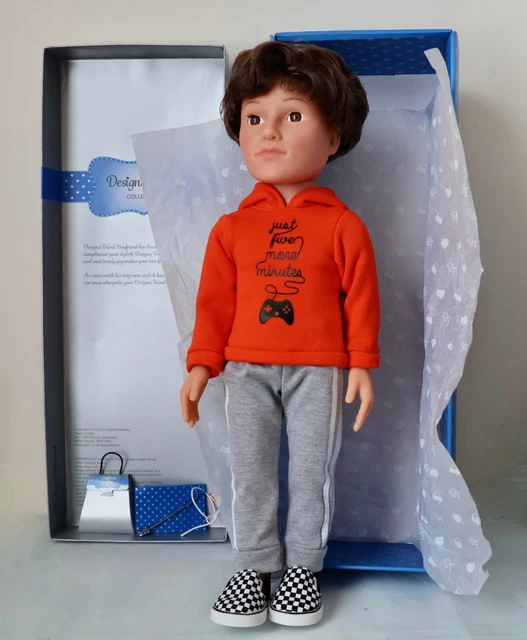DESIGNAFRIEND 2020 DESIGNER Harry Boy Toy Doll “18inch/45cm NIB £30.00