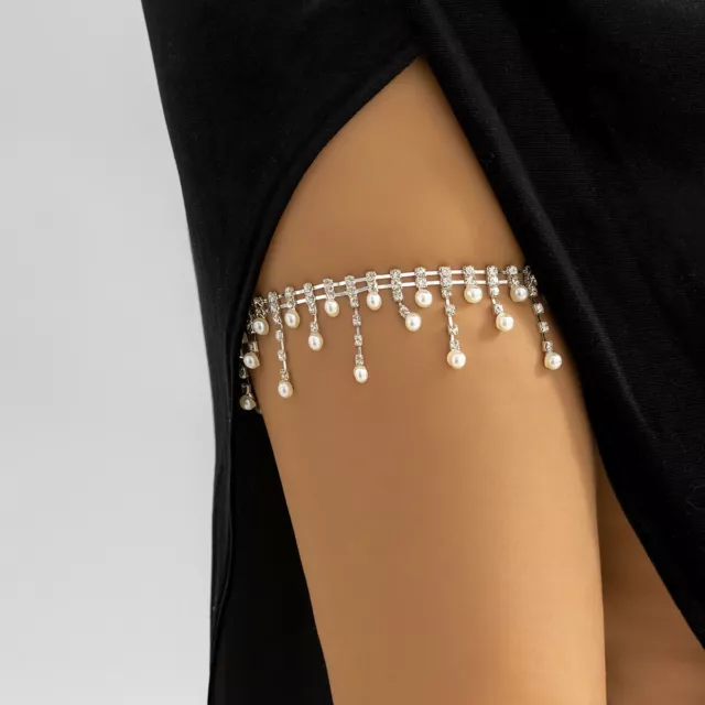 SEXY WOMEN FASHION Thigh Leg Chain Body Bikini Beach Harness Summer Jewelry  Gift $4.99 - PicClick