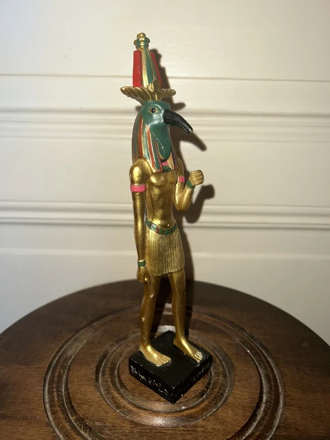 PTC Figurine en résine de dieu mythologique égyptien Thot 28 cm