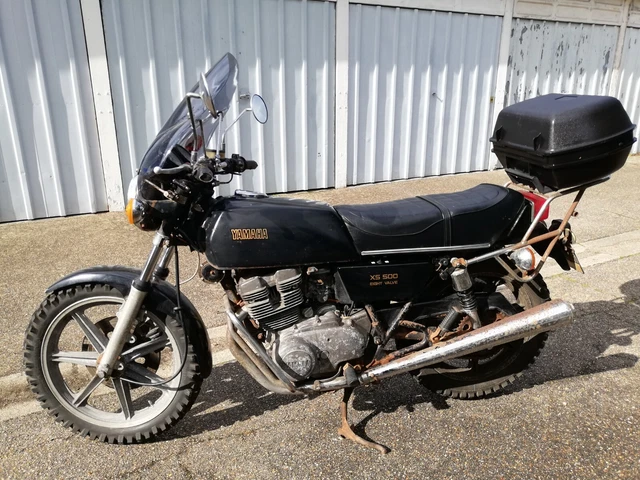 Moto Yamaha XS 500 de 1976 – A restaurer – Avec équipements pr roulage hivernal 2