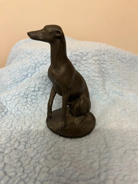 Whippet Greyhound Seated Vintage Model 3