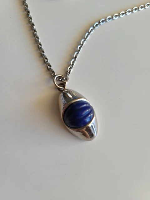 Pendentif Argenté Bretagne – Métal Argent, Motif Blason – Vintage Artisan