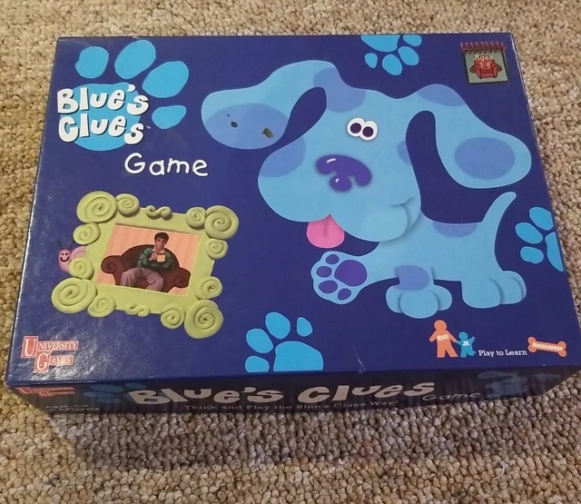 VINTAGE 1998 BLUE'S Clues Preschool Board Game Nick Jr Nickelodeon New ...
