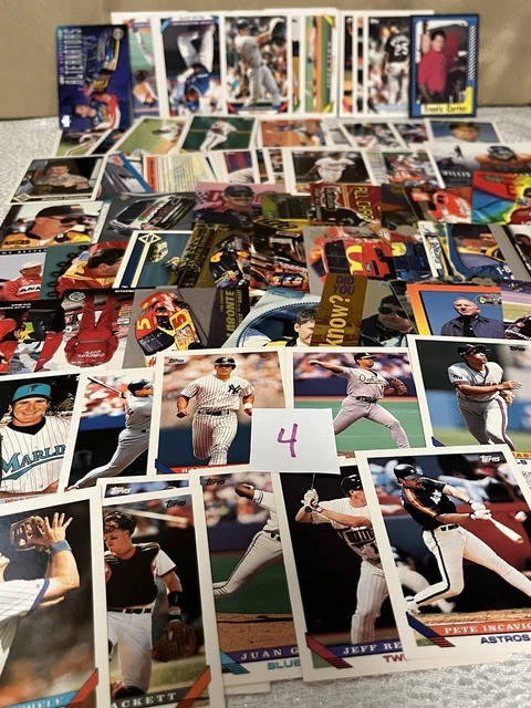 Vintage & Modern Mixed Sports Trading Cards NASCAR Baseball Football & More L4