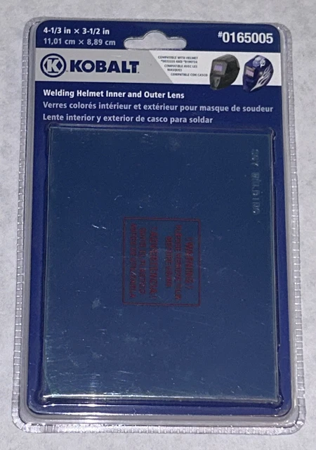 Kobalt Welding Helmet Outer Lens Replacement 4-1/3 x 3-1/2 #0165005