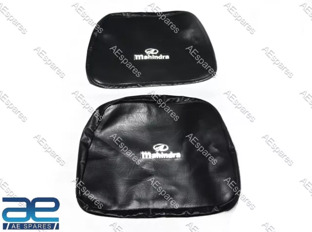 Funda de asiento negra para tractor Mahindra C27 C35 4500 5500 600 E350