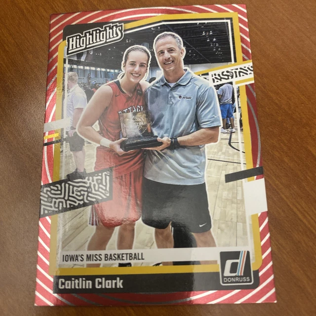 CAITLIN CLARK 2025 Panini Caitlin Clark Collection H4 Highlights feuille rouge SP EUR 1,83