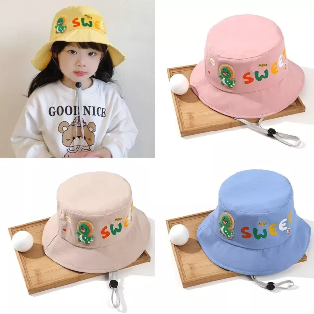 Cute Kids Bucket Hat UV Protection Beach Cap Outdoor Sun Cap  Kids