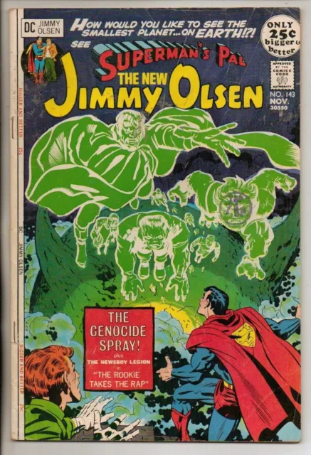 DC Comics Superman`s Pal Jimmy Olsen #143 November 1971 Jack Kirby Giant VG+