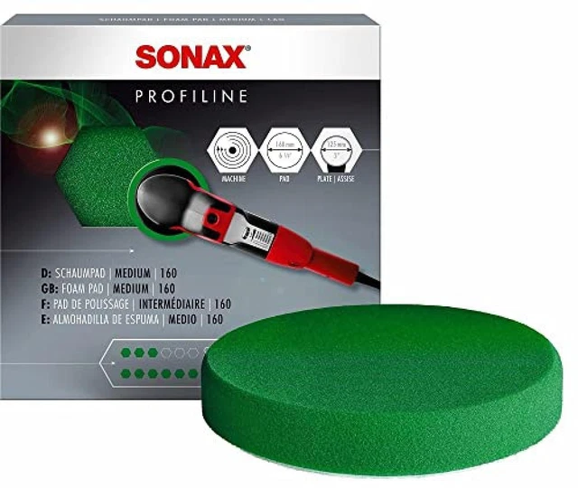 (TG. Taglia Unica) SONAX 493000-544 Spugna per Lucidatura Verde 1 - NUOVO