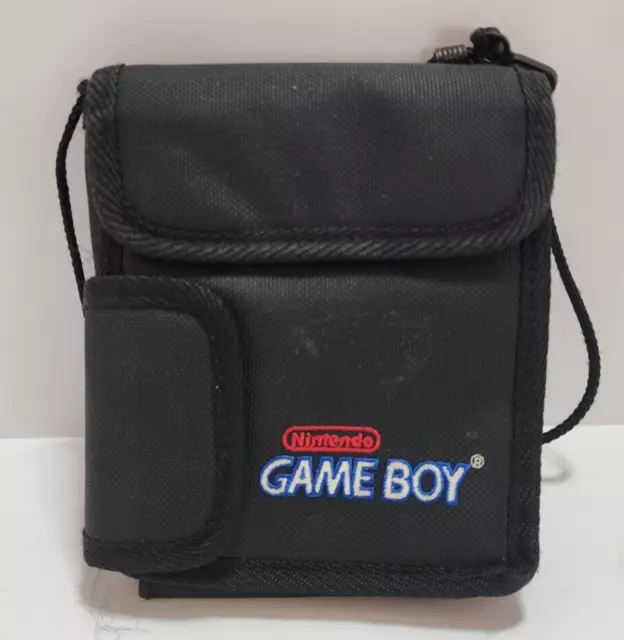 Nintendo Game Boy Color GB GBC System Carrying Case Travel Bag Pouch Black