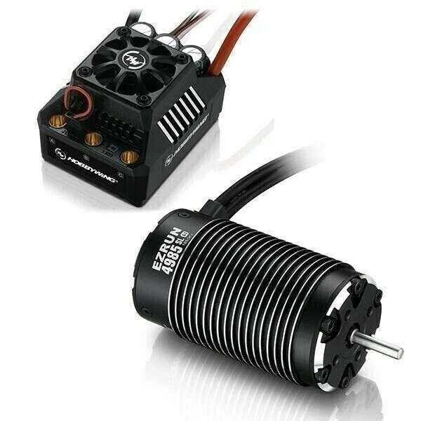 Hobbywing Combo Ezrun Max6 Esc 4985-1650Kv Motor (Black) HW38010801
