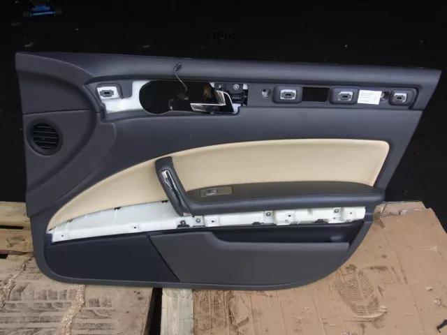 Türverkleidung Vorne Rechts VW Phaeton 3D9 Leder Beige Grau 3D0819870A 3D1867132