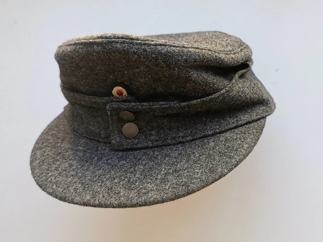 2.WK original Feldmütze Luftwaffe Mannschaften Gr. 57 komplett mit Kokarde WW2