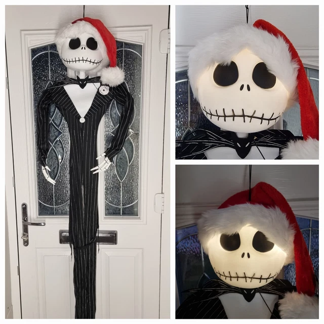 JACK SKELLINGTON SANTA Hanging Light up Figure Nightmare Before