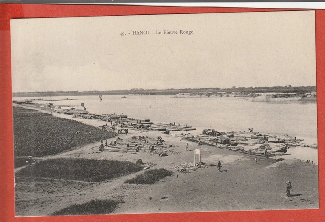 Cpa  - Viet  Nam -  Hanoi -  Le Fleuve Rouge