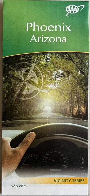 New AAA PHOENIX ARIZONA ROAD MAP Highway Vicinity AZ CITY 2022 VALLEY of the SUN