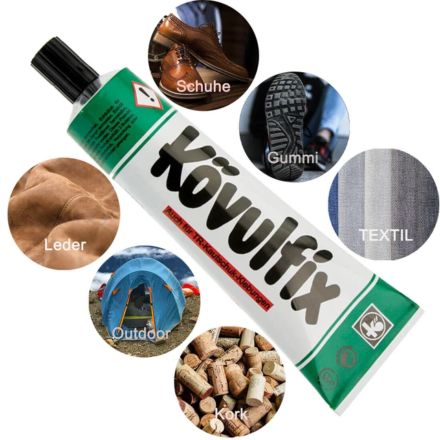 (94,39 EUR/kg) Kömmerling 2 x 90g Spar Set Kövulfix Rekord Schuhkleber