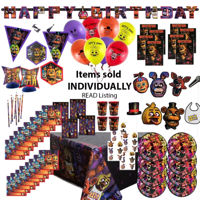 Five Nights At Freddy's Party Supplies Decoration Kit (7pcs