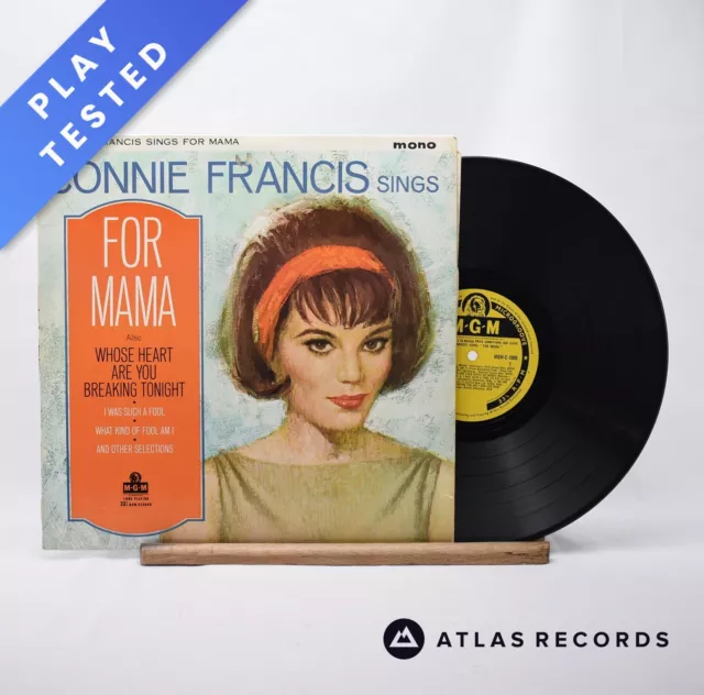 Connie Francis - Sings For Mama - LP Vinyl Record - EX/VG+