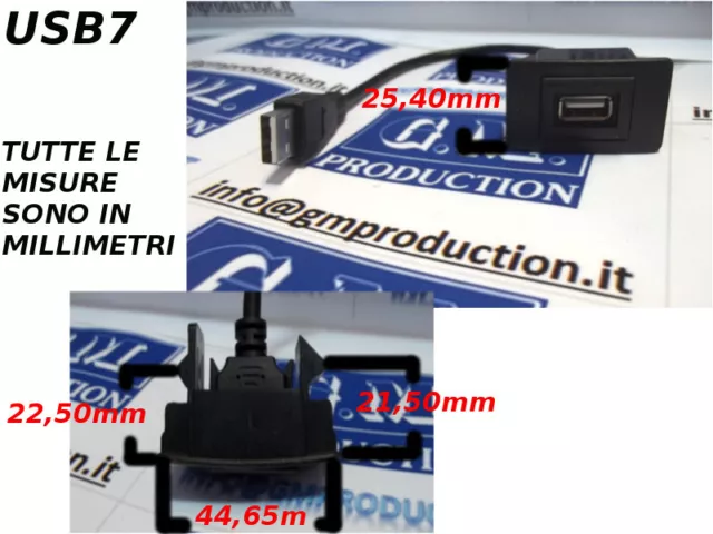 Cavo A Pannello Usb Per Honda Civic Crv Jazz Solo Se Avete Spazi Come Da Misure