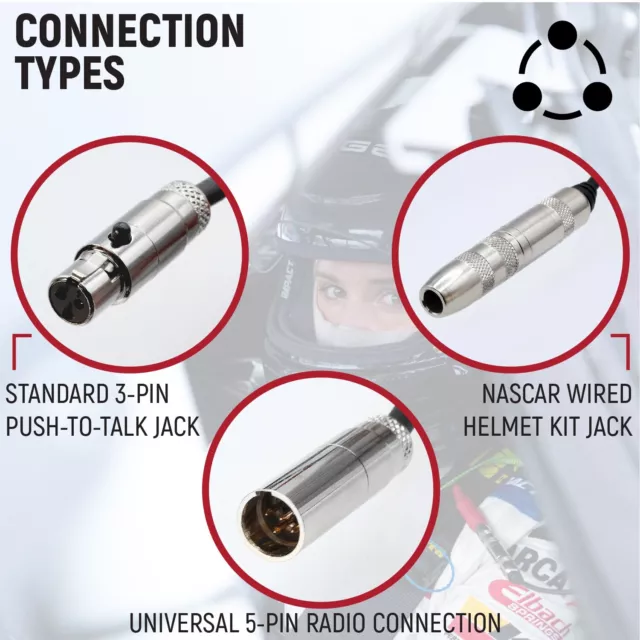 NASCAR Car Harness Pro Driver Racing Communications Electronics by Rugged Radios 3