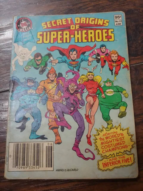 DC Special Blue Ribbon Digest #22 Secret Origins of Super-Heroes 1982