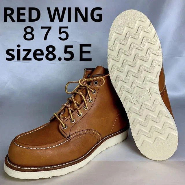 RED WING BOOTS 875 Classic Moc US:8.5E Genuine leather Oro Legacy ...
