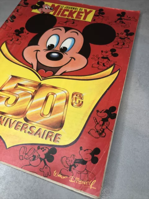 Bande Dessinee Livre Comics LE JOURNAL DE MICKEY 1689 BE+ Spécial 50em Annivers 2