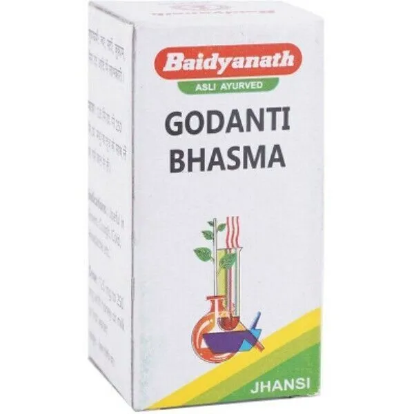 Baidyanath Godanti Bhasma (10g X 5 PACK) Utile dans les maux de tête, les...