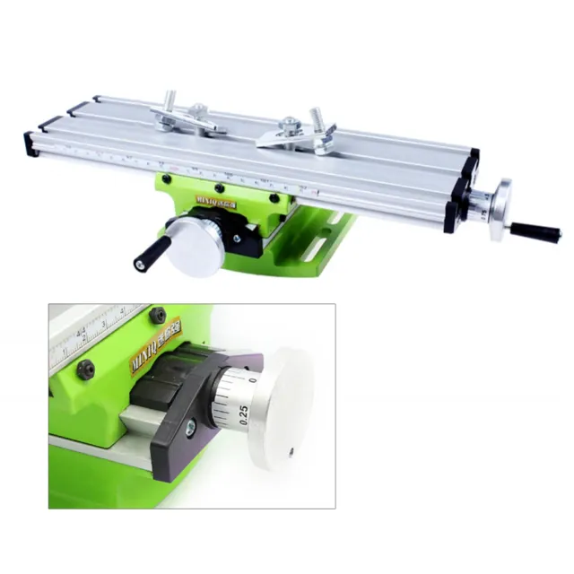 Mini Milling Machine Bench US Fixture Worktable X/Y Cross Slide Table Drill Vise